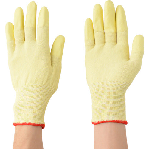 ATOM Cut-Resistant Gloves 13G Kevlar(R) SD Nitrile Coated Fingertips L HG-155-L 1 Pair