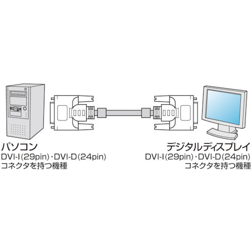 ＳＡＮＷＡ　ＤＶＩケーブル　デュアルリンク　KC-DVI-DL1K　1 本