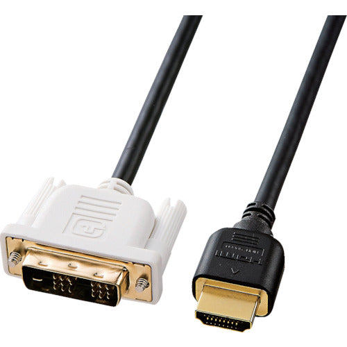 SANWA HDMI 변환 케이블 블랙 케이블 길이 2m KM-HD21-20K 1개