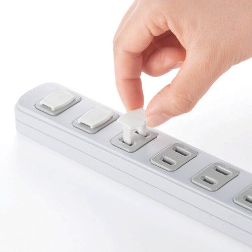 SANWA Power Strip Outlet Cap White TAP-CAP2P100 1 S