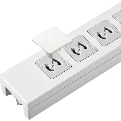 SANWA Power Strip Outlet Cap White TAP-CAP2P100L 1 S