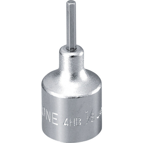 ＴＯＮＥ　ヘキサゴンソケット　差込角１２．７ｍｍ　対辺寸法１／４インチ　4HB-08HP　1 個