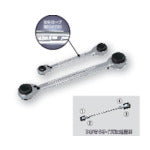 ＴＯＮＥ　【店舗陳列用】４ウェイラチェットめがねレンチ　対辺寸法８×１０×１２×１３ｍｍ　RMW-0813HP　1 本