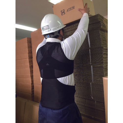 アルファ技研　サポートウェア　“ルフトベスト”　Ｍサイズ　ブラック　LV-M　1 着