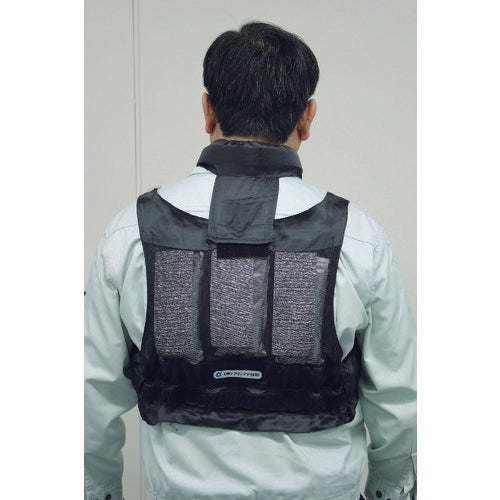 Alpha Giken Cool Vest Free Size Black EC 1 Piece
