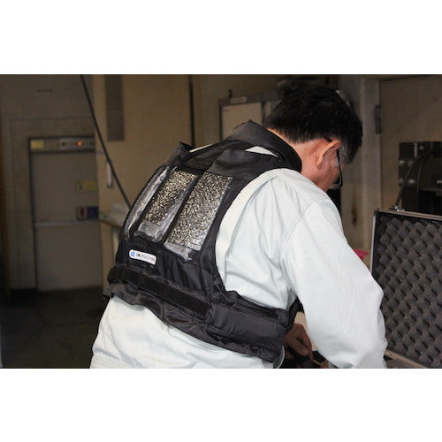 Alpha Giken Cool Vest Free Size Black EC 1 Piece