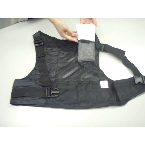 Alpha Giken Cool Vest Free Size Black EC 1 Piece