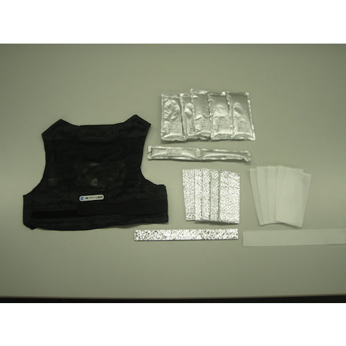 Alpha Giken Cool Vest Free Size Black EC 1 Piece