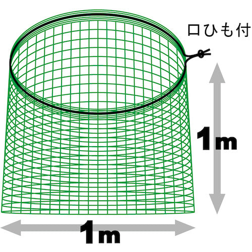 ＧＳ　分別ネット袋（緑）口ひも付き　7681　1 個