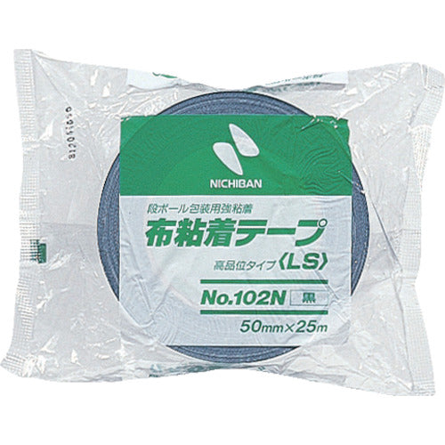 ニチバン　布粘着テープ１０２Ｎ黒５０ｍｍＸ２５ｍ　102N6-50　1 巻