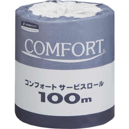 Crecia Toilet Paper Comfort Service Roll 100m 11200 1 CS