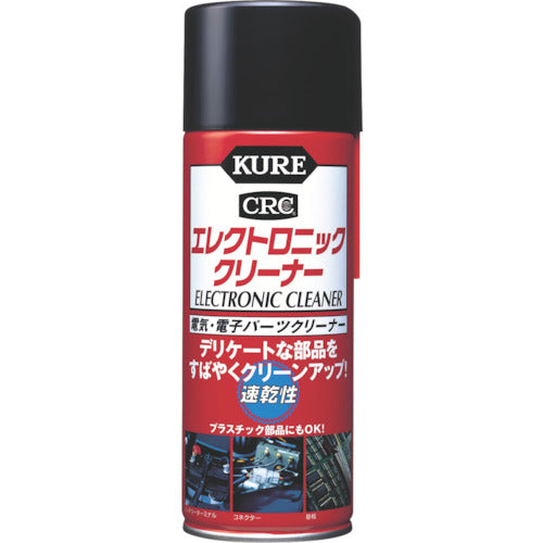 ＫＵＲＥ　電気・電子パーツクリーナー　エレクトロニッククリーナー　３８０ｍｌ　NO3012　1 個