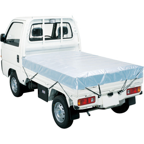 하기와라 타피 쿨 트럭 시트(보온·보냉) 1호 경트랙 표:알루미늄/뒤:블랙 1.8m×2.1m CT1 1장