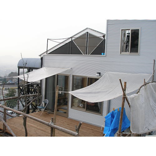 Hagiwara Tarpee UV Clear Sheet (transparent, with thread) 1.8m x 1.8m UVC1818H 1 sheet