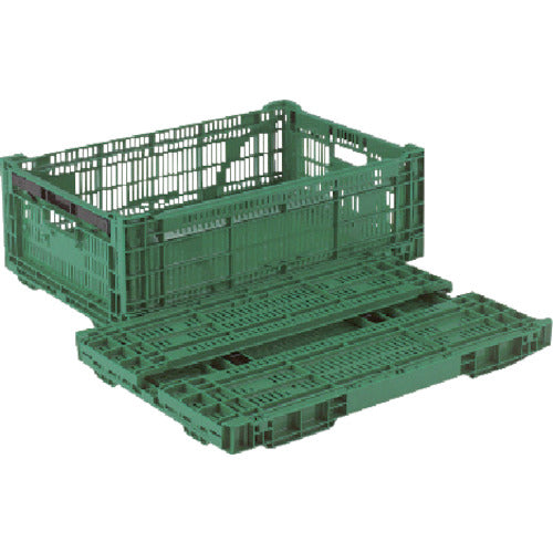 Risu Folding Container 518749 RS Container RS-BM38S (Thin Folding Container One-Touch) Green RS-BM38S 1 pc