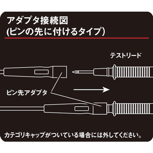 ＳＡＮＷＡ　テストリード細ピンアダプタ　TL-A4　1 組