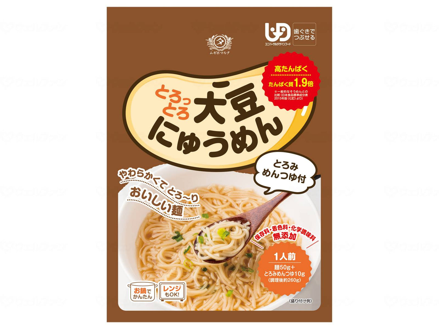 田靡製麺とろっとろ大豆にゅうめん　1人前 ｹｰｽ