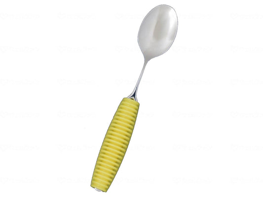 Okabe Western Tableware Manufacturing Flex Metal Spoon Yellow Large
