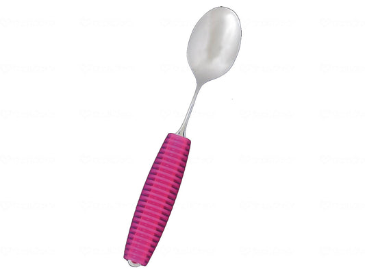 Okabe Western Tableware Manufacturing Co., Ltd. Flex Metal Spoon Pink Spoon Large
