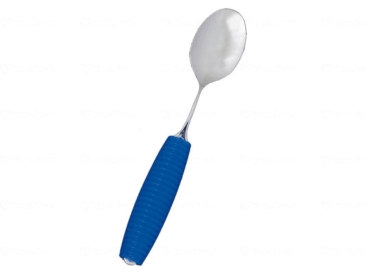 Okabe Western Tableware Manufacturing Flex Metal Spoon Blue Spoon Large