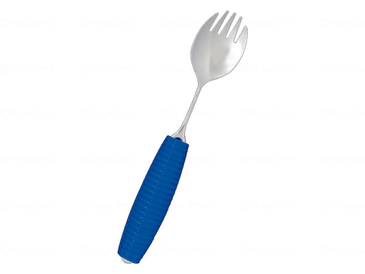 Okabe Western Tableware Manufacturing Co., Ltd. Flex Metal Spoon Blue (Spoon/Fork) Large