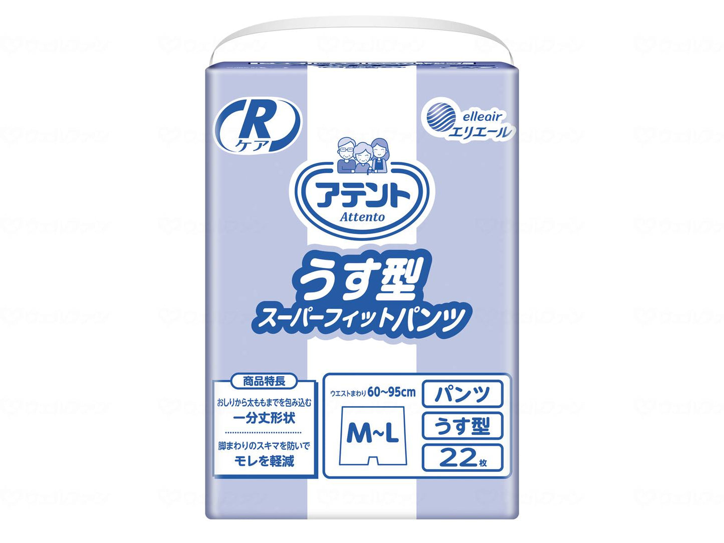다이오 제지 GR 카우스 형 슈퍼 팻 팬티 M ~ L22 매 케이스 ML