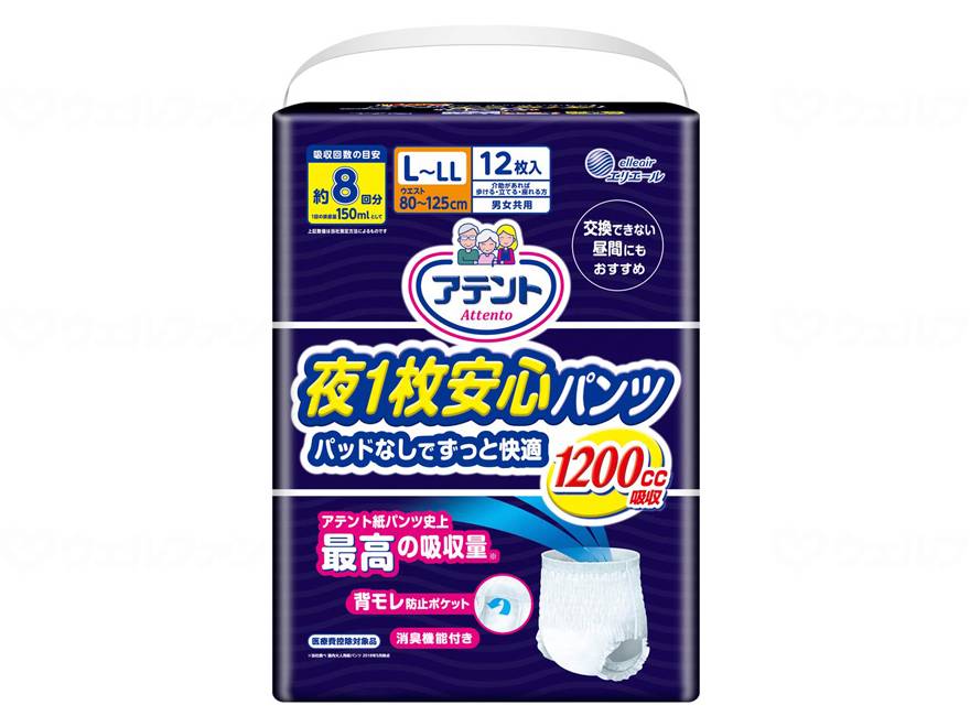 다이오 제지 어항 밤 1 장 안심 팬티 패드없이 훨씬 편안한 가방 L-LL