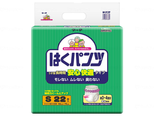 東陽特紙ﾏｰﾔはくﾊﾟﾝﾂ安心快適 ｹｰｽ S