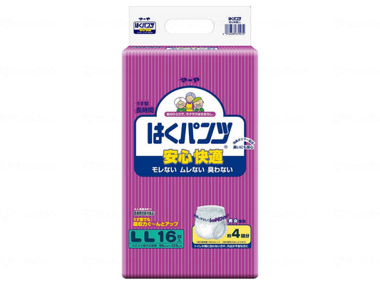 東陽特紙ﾏｰﾔはくﾊﾟﾝﾂ安心快適 ｹｰｽ LL