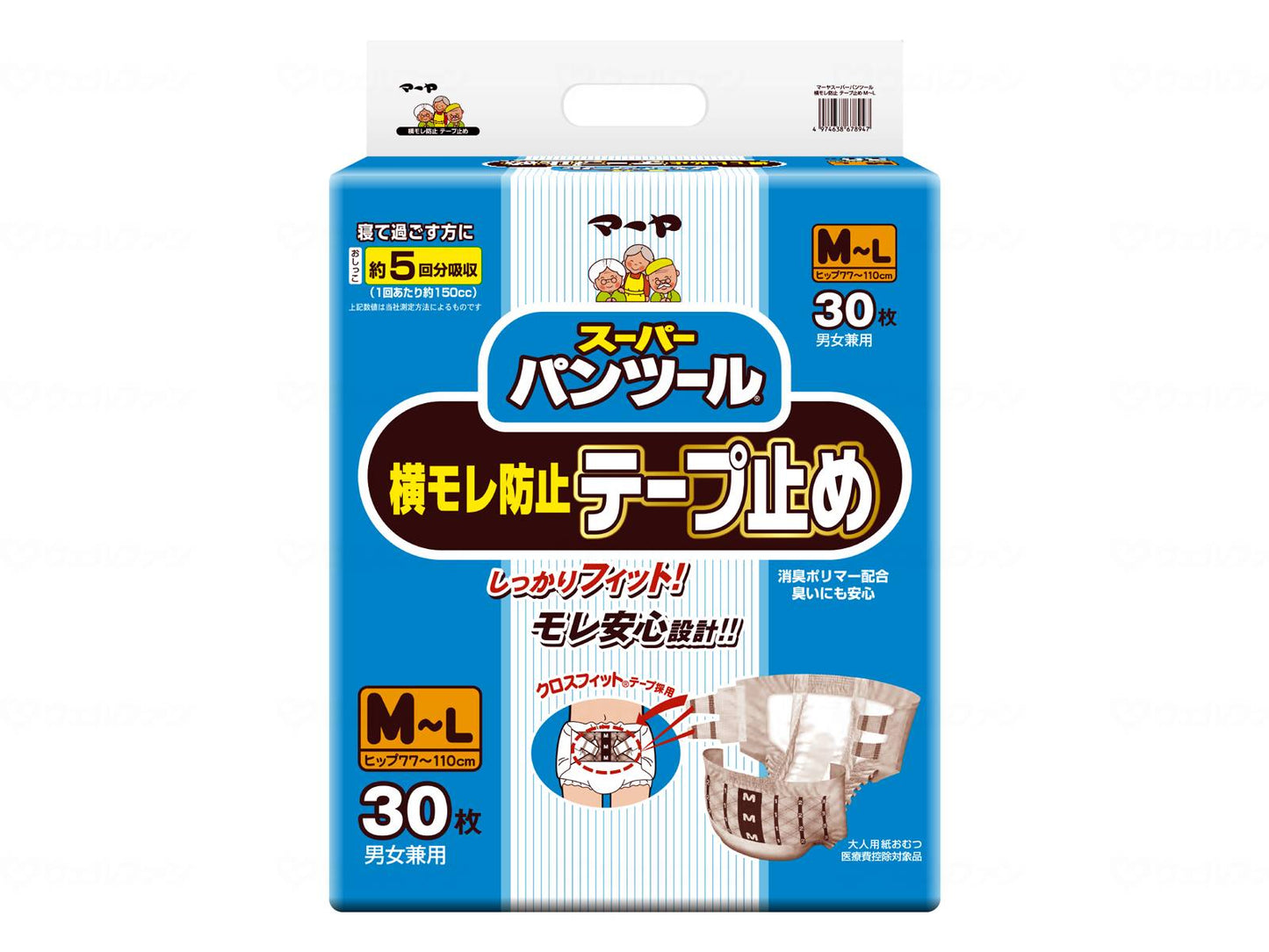 Toyo Tokushi Super Pants Tool Side Leak Prevention Tape Stopper Case ML