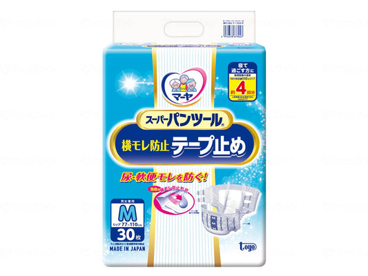 東陽特紙ﾏｰﾔ　ｽｰﾊﾟｰﾊﾟﾝﾂｰﾙ横ﾓﾚ防止ﾃｰﾌﾟ止め 袋 M