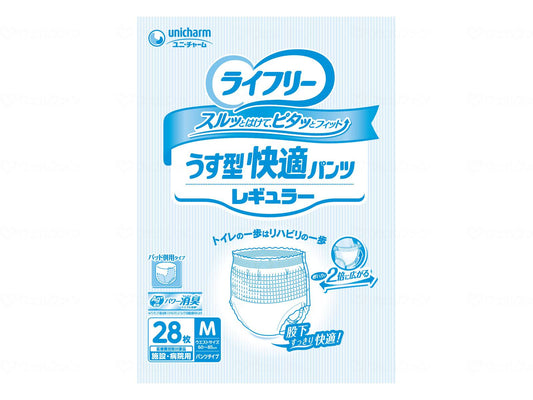 Unicharm G Thin Comfortable Panties Regular M 28 pieces Case M