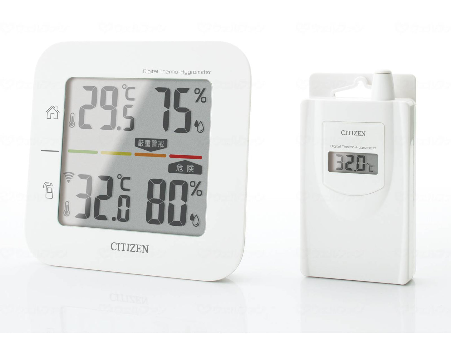 シチズン・システムズｺｰﾄﾞﾚｽ温湿度計