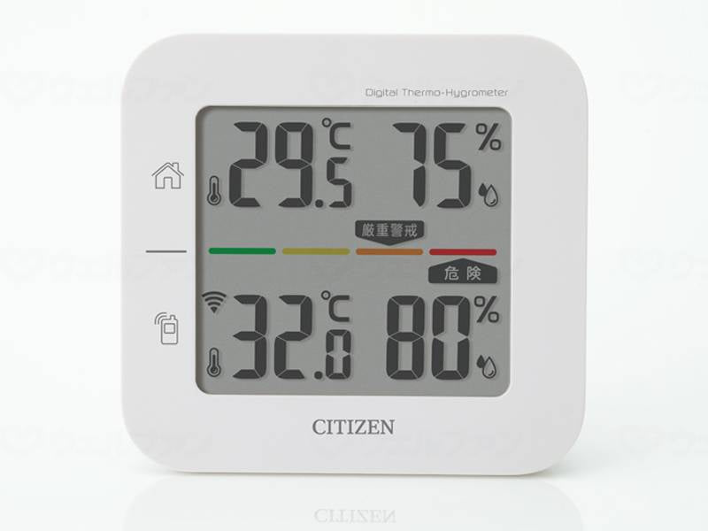 シチズン・システムズｺｰﾄﾞﾚｽ温湿度計