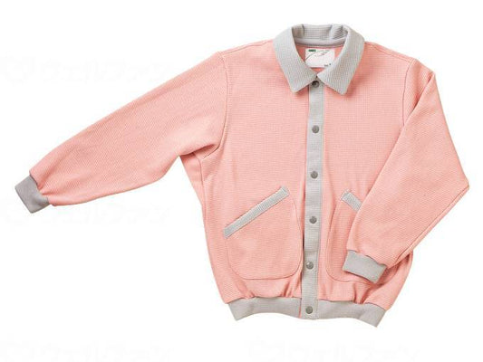 Osaka Angels Square Knit Indoor Wear (with collar and front opening) Pink LL