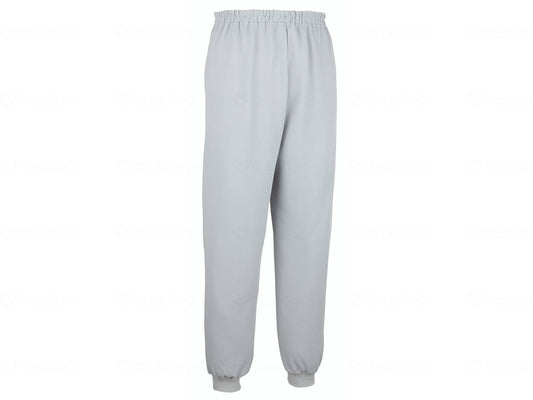 大阪エンゼルｽｸｴｱﾆｯﾄ裾ﾘﾌﾞ付きｽﾞﾎﾞﾝ ｸﾞﾚｰ L