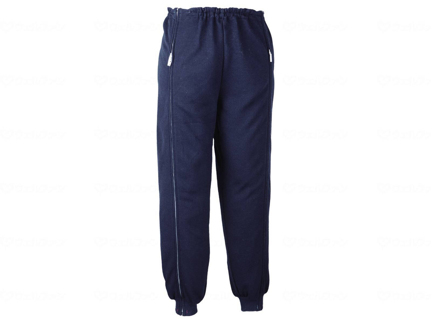 大阪エンゼルｽｸｴｱﾆｯﾄ裾ﾘﾌﾞ付き全開ｽﾞﾎﾞﾝ ﾌﾞﾗｳﾝ M