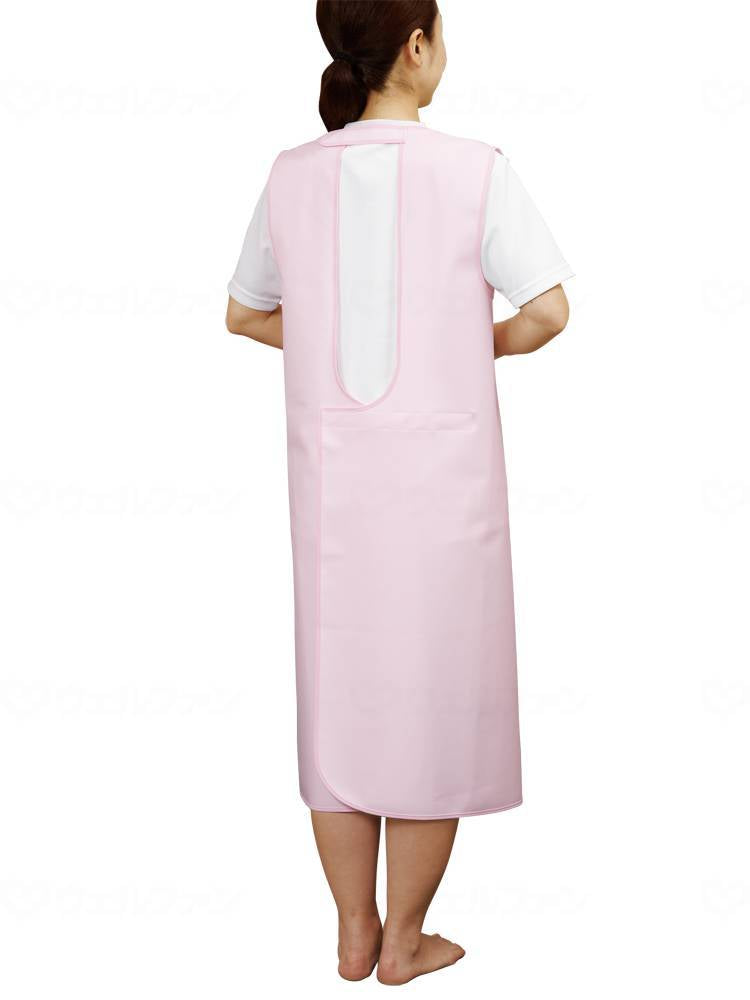 Osaka Angel Bathing Assistance Apron (Magic Type) White L