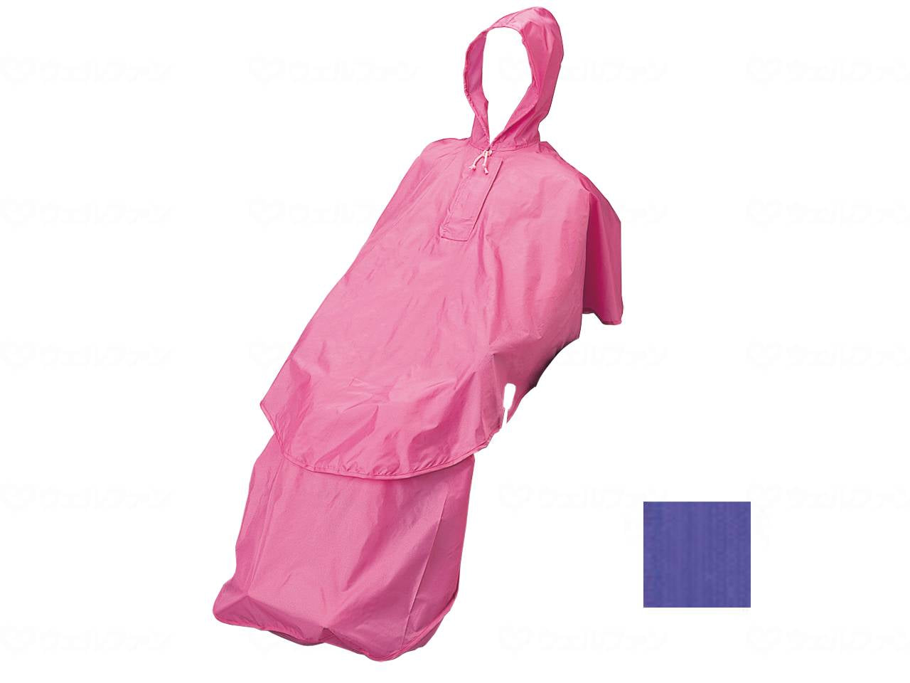 Osaka Angel Care Rain (separate type) top and bottom set, purple