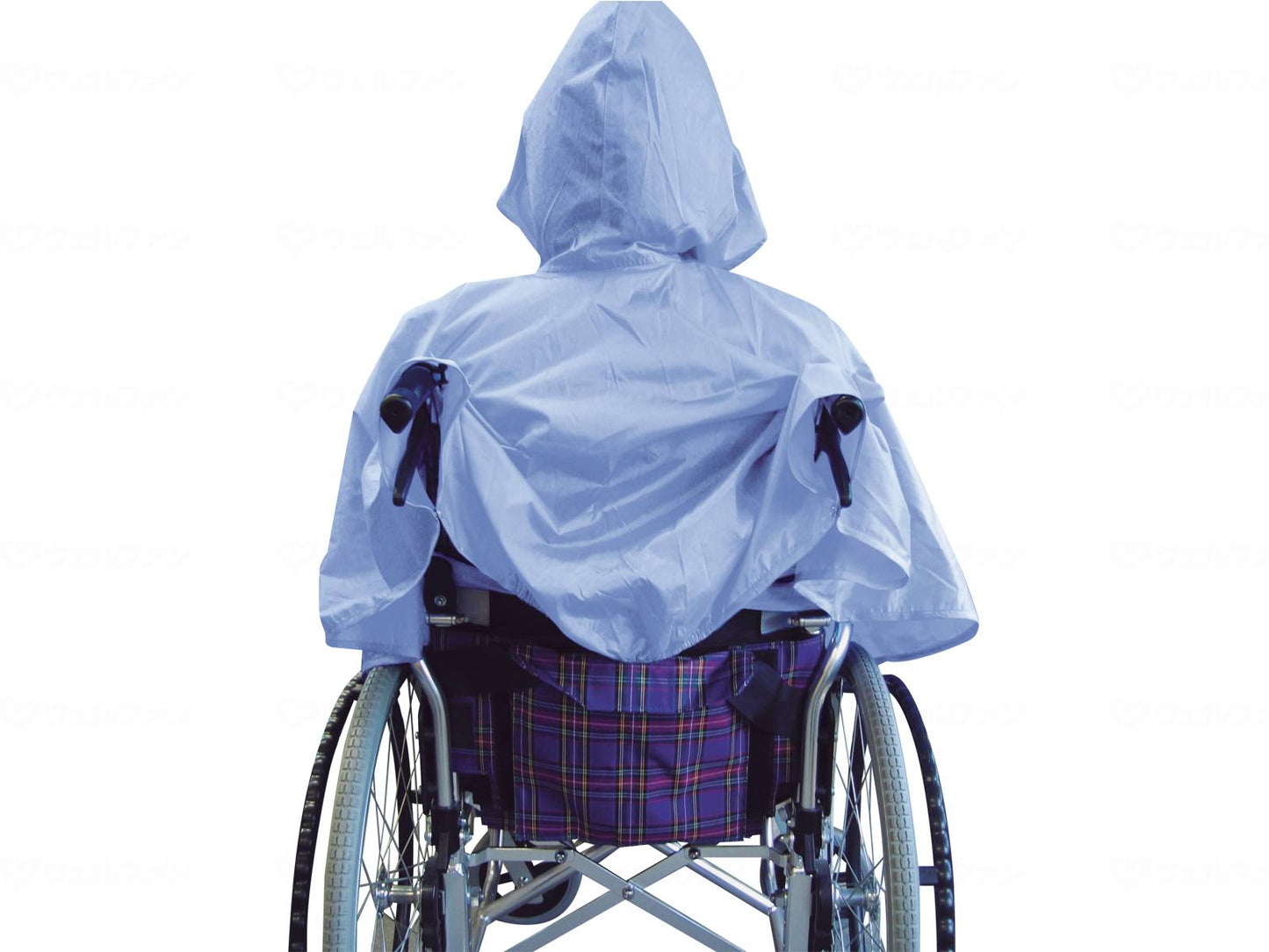 Osaka Angel Care Rain (separate type) top and bottom set, purple