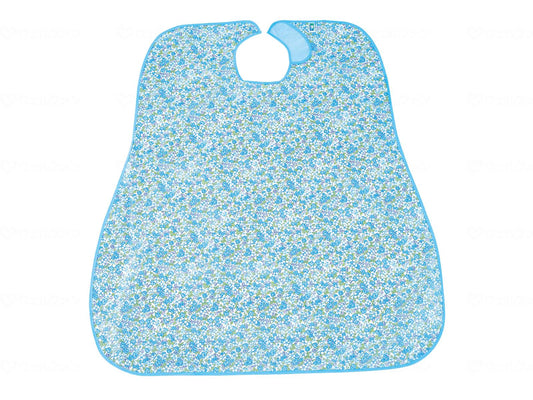 Osaka Angel Dinner Apron Blue Flower