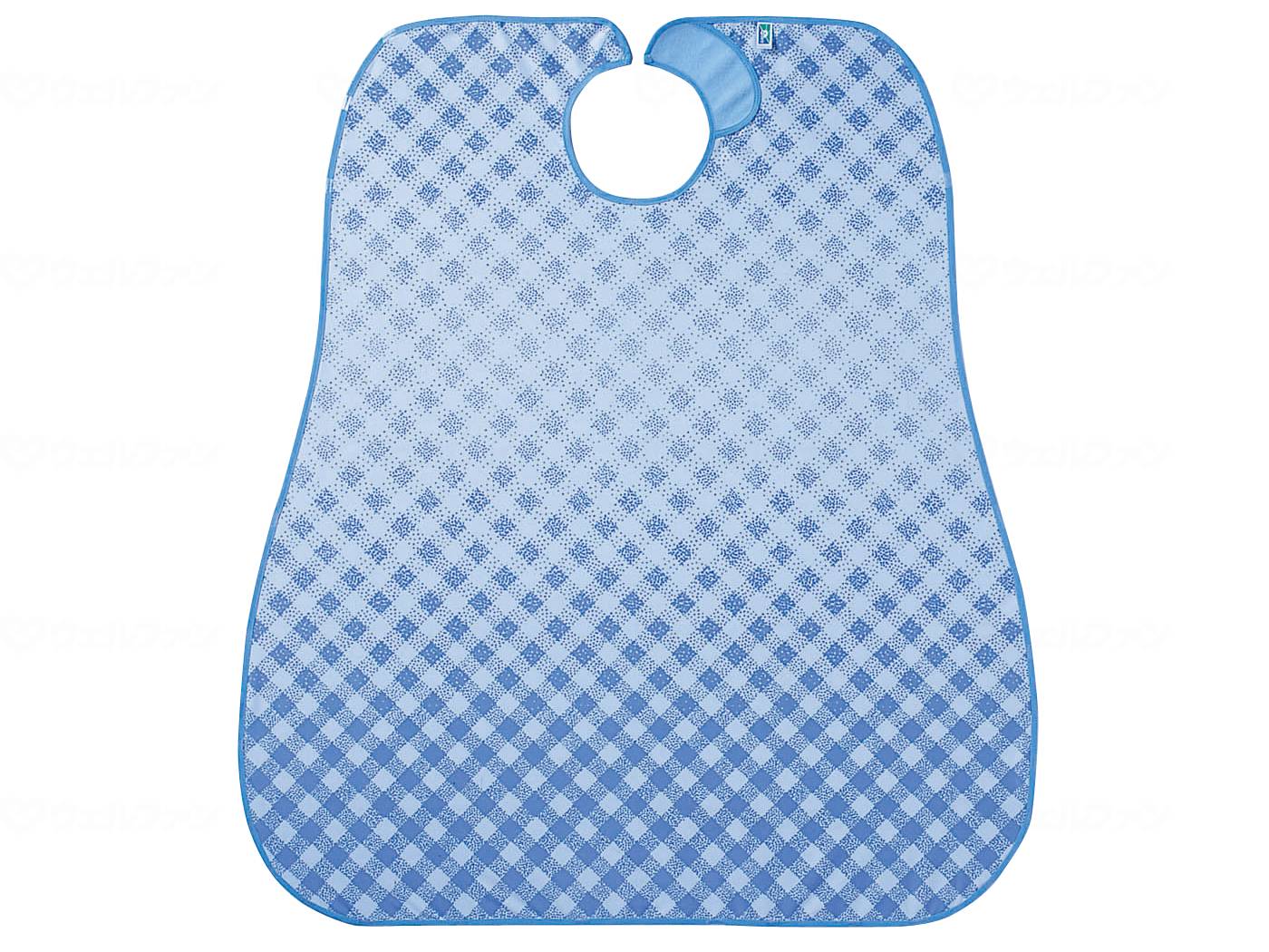 Osaka Angel Meal Apron Super Check Blue