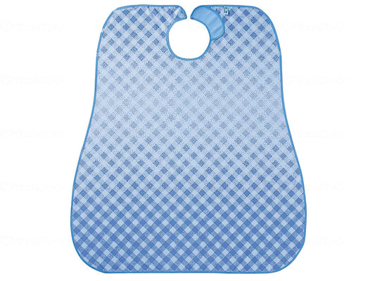 Osaka Angel Meal Apron Super Check Blue