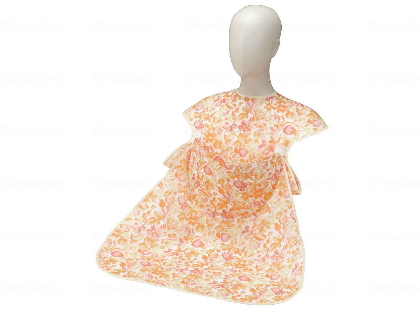 Osaka Angel Meal Apron (Pocket Open Type) Fruit Orange