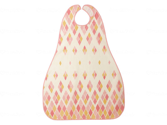 Osaka Angel Meal Apron II (Long Type) Argyle Pink