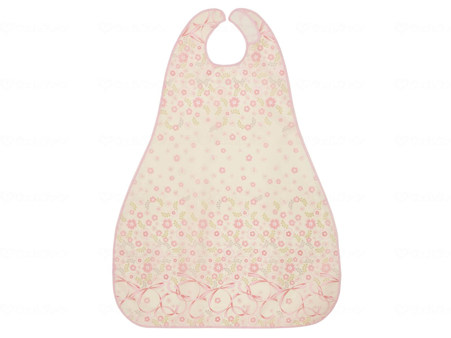 Osaka Angel Meal Apron II (Long Type) Flower Pink