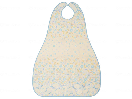 Osaka Angel Meal Apron II (Long Type) Flower Blue