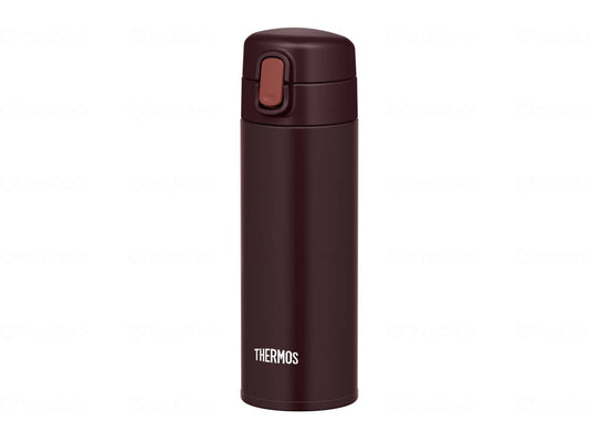 Thermos Vacuum Insulated Straw Bottle, Brown