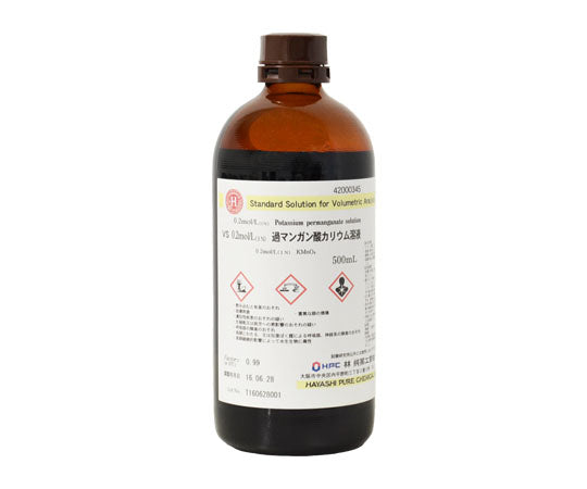 0.2M Potassium Permanganate Solution VS 500mL CAS No:7722-64-7 42000345 1 bottle