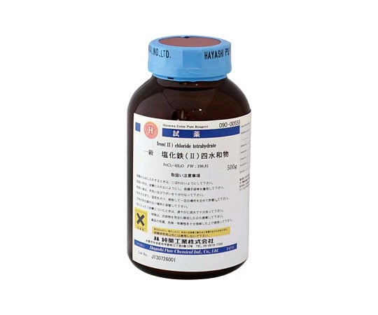 Iron(II) chloride tetrahydrate Grade 1 500g CAS No:13478-10-9 09000555 1 bottle